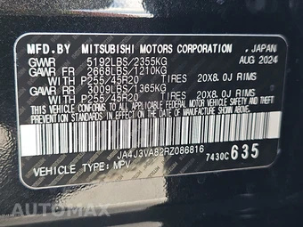 2024 Mitsubishi Outlander SE - miniatura 15