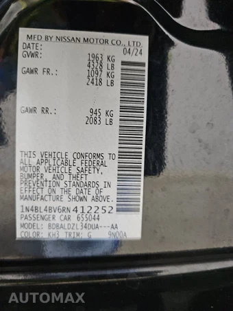 2024 Nissan Altima S – miniatura 14