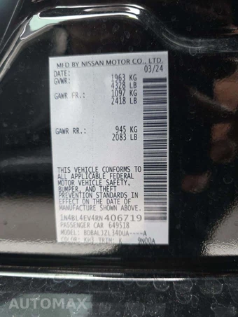 2024 Nissan Altima SL – miniatura 5