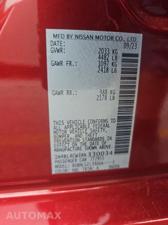 2024 Nissan Altima SR - miniatura 14