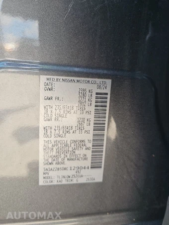 2024 Nissan Murano SV – miniatura 14