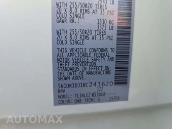 2024 Nissan Pathfinder Platinum – miniatura 2