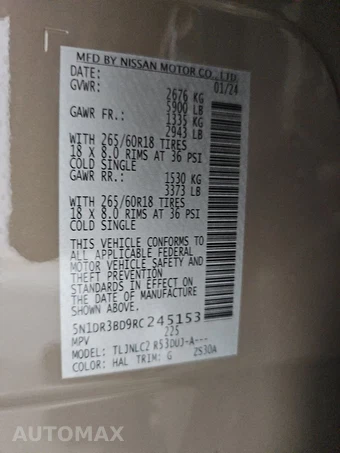 2024 Nissan Pathfinder Rock Creek – miniatura 14