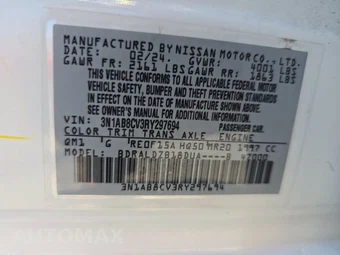 2024 Nissan Sentra SV - miniatura 15