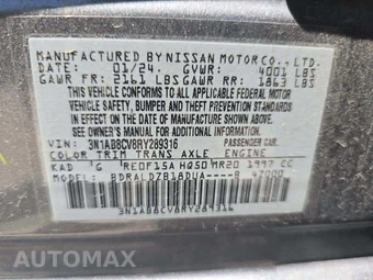 2024 Nissan Sentra SV - miniatura 2