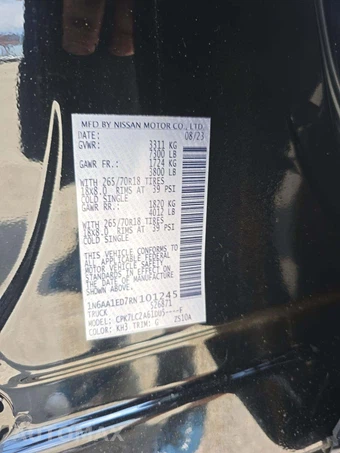 2024 Nissan TITAN SV Crew Cab Short Bed – miniatura 2