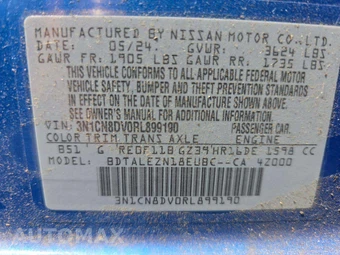 2024 Nissan Versa S - miniatura 5