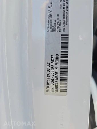 2024 Ram ProMaster 2500 Cargo Van Tradesman High Roof 159.0" WB - miniatura 14