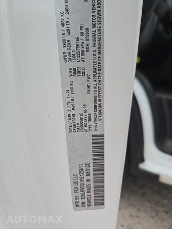 2024 Ram ProMaster 2500 Cargo Van Tradesman High Roof 159.0" WB - miniatura 14