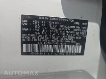 2024 Subaru Ascent Onyx Edition Limited 7-Passenger - miniatura 21