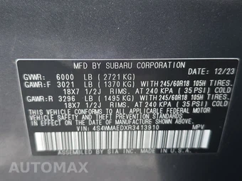 2024 Subaru Ascent Premium 7-Passenger - miniatura 15