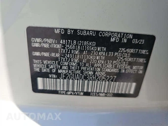 2024 Subaru Crosstrek Premium - miniatura 5
