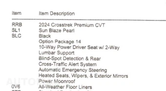 2024 Subaru Crosstrek Premium - miniatura 2
