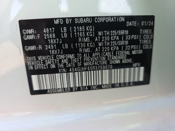 2024 Subaru Crosstrek Sport - miniatura 14