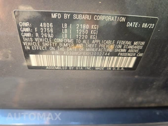 2024 Subaru Legacy Touring XT - miniatura 14