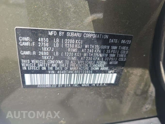 2024 Subaru Outback Limited - miniatura 5