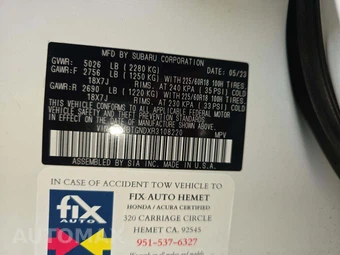 2024 Subaru Outback Limited XT - miniatura 5