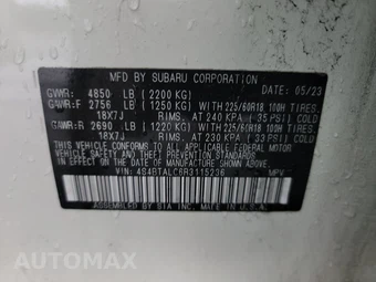2024 Subaru Outback Onyx Edition - miniatura 14