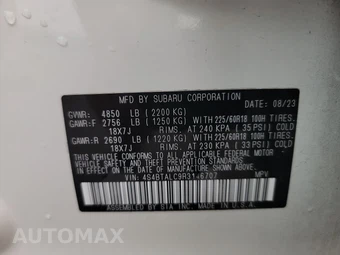 2024 Subaru Outback Onyx Edition - miniatura 14