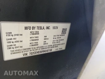 2024 Tesla Cybertruck Crew Cab Medium Bed - miniatura 14