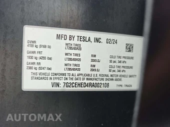 2024 Tesla Cybertruck Crew Cab Medium Bed - miniatura 5