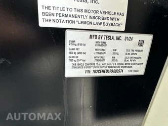 2024 Tesla Cybertruck Crew Cab Medium Bed - miniatura 31