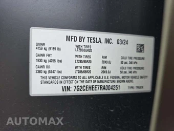 2024 Tesla Cybertruck Cyberbeast Crew Cab Medium Bed - miniatura 5