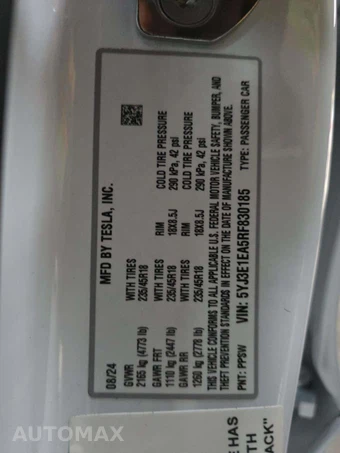 2024 Tesla Model 3 Long Range - miniatura 5