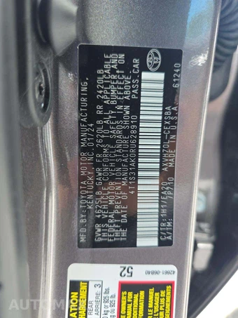2024 Toyota Camry Hybrid SE - miniatura 5