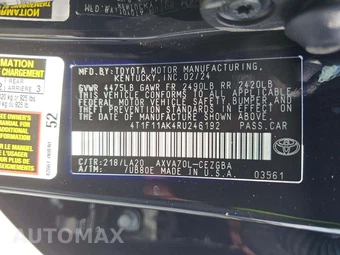 2024 Toyota Camry XLE - miniatura 5