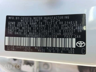 2024 Toyota Corolla LE Sedan - miniatura 2