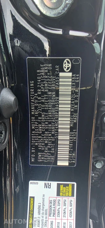 2024 Toyota Corolla XSE Sedan - miniatura 2