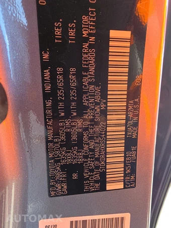 2024 Toyota Highlander XLE - miniatura 15