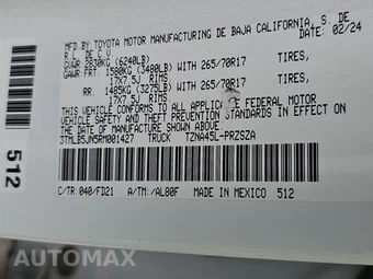 2024 Toyota Tacoma TRD Off-Road Crew Cab Medium Bed - miniatura 14