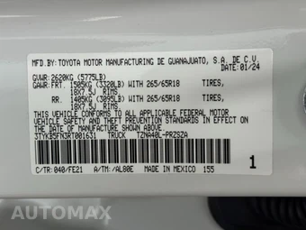 2024 Toyota Tacoma TRD Sport Crew Cab Medium Bed - miniatura 42