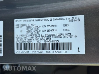 2024 Toyota Tacoma TRD Sport Crew Cab Medium Bed - miniatura 42