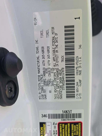 2024 Toyota Tundra 1794 Edition Crew Cab Short Bed - miniatura 5