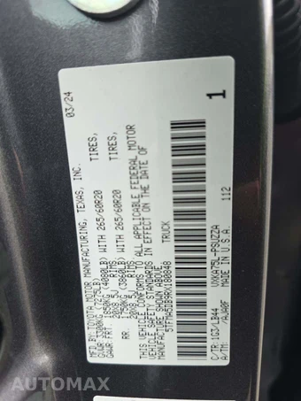 2024 Toyota Tundra 1794 Edition Crew Cab Short Bed - miniatura 2