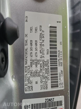 2024 Toyota Tundra Hybrid Limited Crew Cab Short Bed - miniatura 14