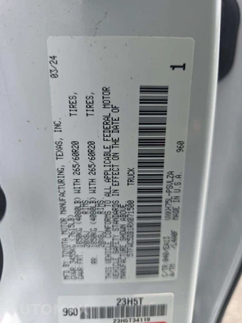 2024 Toyota Tundra Hybrid Limited Crew Cab Short Bed - miniatura 5