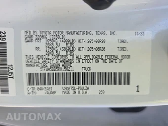 2024 Toyota Tundra Limited Crew Cab Short Bed - miniatura 14