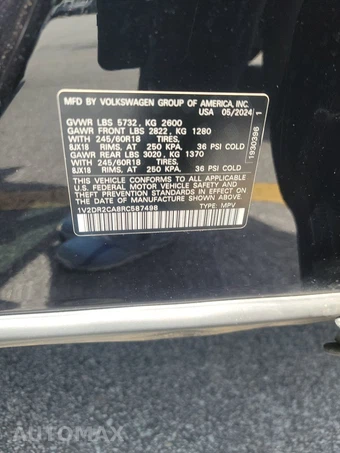 2024 Volkswagen Atlas 2.0T SE - miniatura 15