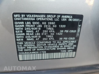 2024 Volkswagen Atlas 2.0T SE - miniatura 14