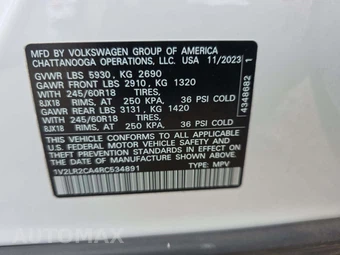 2024 Volkswagen Atlas 2.0T SE - miniatura 5