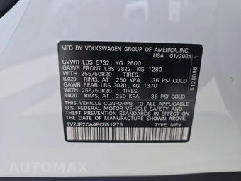 2024 Volkswagen Atlas 2.0T SE w/Technology - miniatura 5