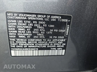 2024 Volkswagen Atlas 2.0T SE w/Technology - miniatura 14