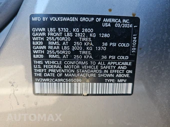 2024 Volkswagen Atlas 2.0T SE w/Technology - miniatura 15