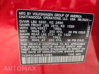 2024 Volkswagen Atlas 2.0T SEL Premium R-Line - miniatura 2
