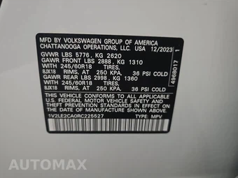 2024 Volkswagen Atlas Cross Sport 2.0T SE - miniatura 14