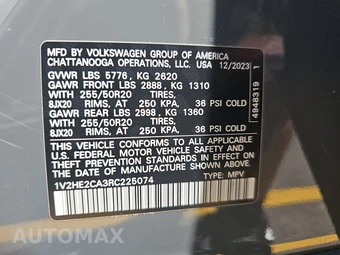 2024 Volkswagen Atlas Cross Sport 2.0T SE w/Technology - miniatura 14